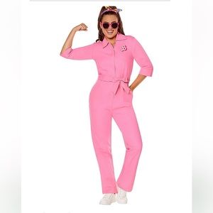 Barbie Adult Pink Power Jumpsuit
